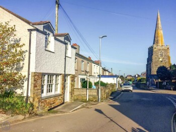 STREET VIEW WITH GERRANS CHURCH