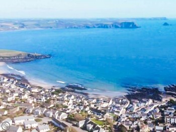 PORTSCATHO FROM THE AIR