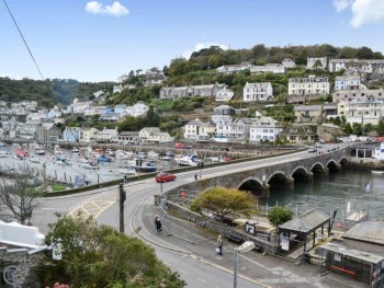 VIEWS ACROSS THE LOOE ESTUARY AND HARBOUR
